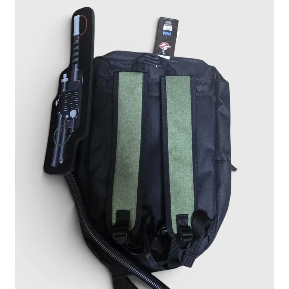 Ghostbusters Proton Pack Backpack w/Particle Wand Attachment Costume Cosplay NWT